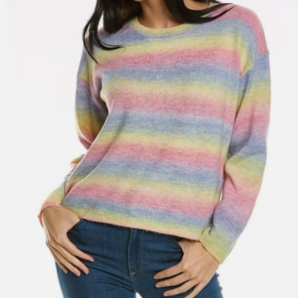 Johnny Was Sunrise Wool Blend Boho Pullover Sweater XS Loose Fit NWT